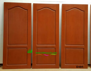 Alternative view of ประตูไม้สักบานเดี่ยว D105