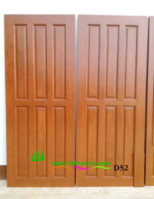 Alternative view of ประตูไม้สักบานเดี่ยว D52