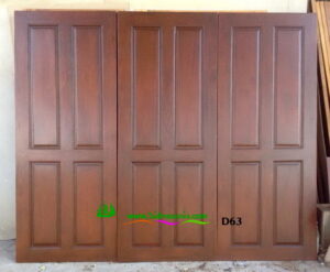 Alternative view of ประตูไม้สักบานเดี่ยว D63