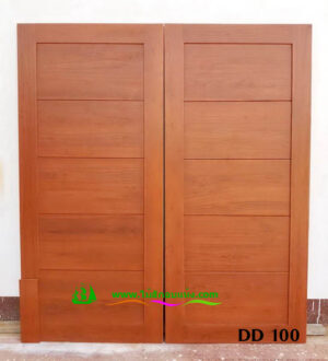 ประตูไม้สักบานคู่ DD100