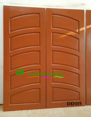 ประตูไม้สักบานคู่ DD115 - Image 3