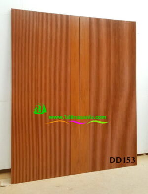ประตูไม้สักบานคู่ DD153 - Image 4