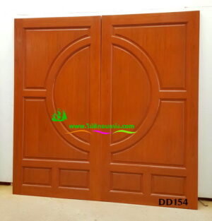 ประตูไม้สักบานคู่ DD154 - Image 3
