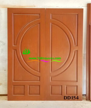 ประตูไม้สักบานคู่ DD154