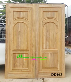 ประตูไม้สักบานคู่ DD163 - Image 2