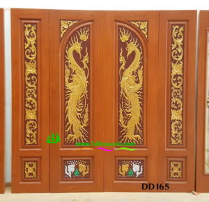 ประตูไม้สักบานคู่ DD165