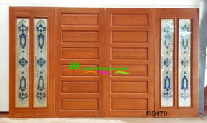 ประตูไม้สักบานคู่ DD170