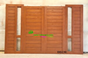 ประตูไม้สักบานคู่ DD230