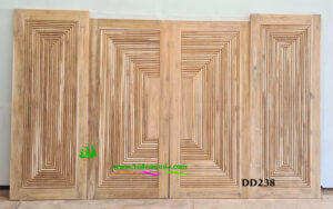 ประตูไม้สักบานคู่ DD238 - Image 7
