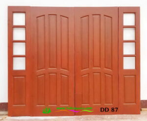 ประตูไม้สักบานคู่ DD87