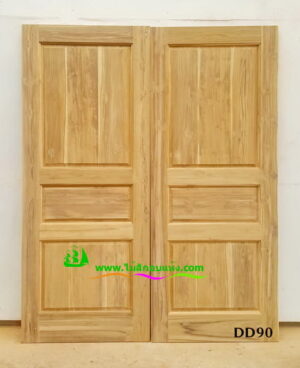 ประตูไม้สักบานคู่ DD90 - Image 4