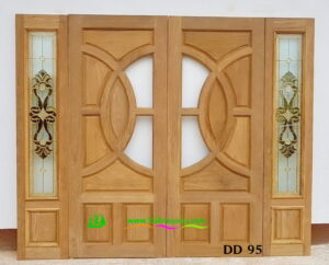 ประตูไม้สักบานคู่ DD95