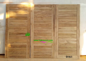 ประตูไม้สักบานเดี่ยว D161 - Image 3