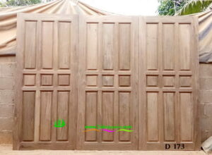 Alternative view of ประตูไม้สักบานเดี่ยว D173