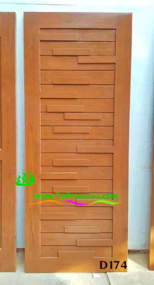 ประตูไม้สักบานเดี่ยว D174