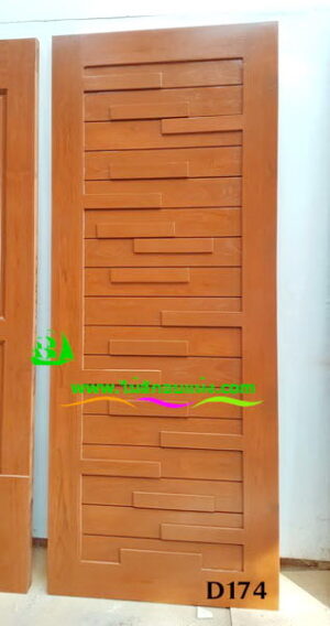 Alternative view of ประตูไม้สักบานเดี่ยว D174
