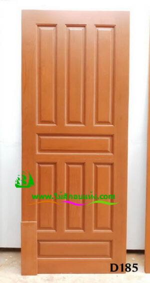 ประตูไม้สักบานเดี่ยว D185 - Image 4