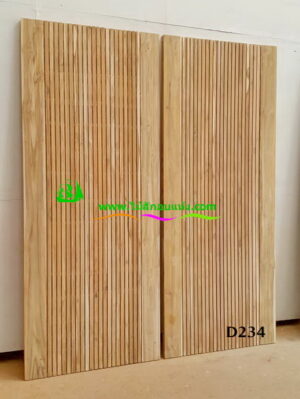 ประตูไม้สักบานเดี่ยว D234 - Image 7