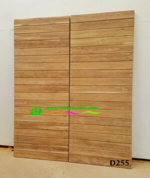 Alternative view of ประตูไม้สักบานเดี่ยว D255