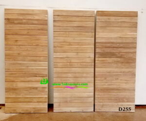 ประตูไม้สักบานเดี่ยว D255 - Image 4
