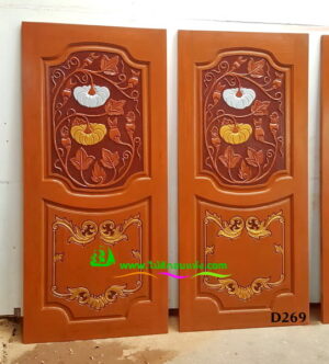 ประตูไม้สักบานเดี่ยว D269 - Image 3