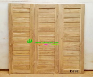 ประตูไม้สักบานเดี่ยว D292 - Image 4