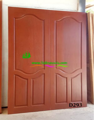 ประตูไม้สักบานเดี่ยว D293 - Image 4