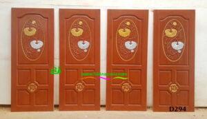 ประตูไม้สักบานเดี่ยว D294 - Image 3