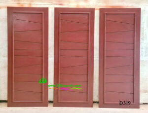 Alternative view of ประตูไม้สักบานเดี่ยว D319