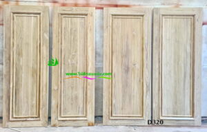 ประตูไม้สักบานเดี่ยว D320 - Image 6
