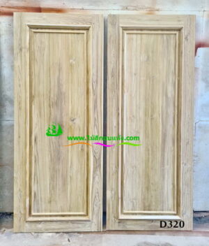 ประตูไม้สักบานเดี่ยว D320 - Image 4