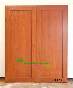 ประตูไม้สักบานเดี่ยว D327 - Image 2