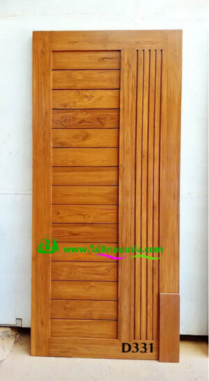 ประตูไม้สักบานเดี่ยว D331 - Image 6
