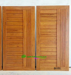 ประตูไม้สักบานเดี่ยว D331 - Image 7